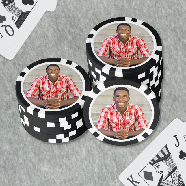 Lot De Jeton De Poker Créez Votre Propre Photo (Create Your Own Photo Poker Chips)