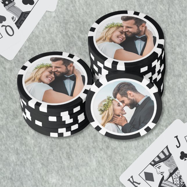 Lot De Jeton De Poker Créez votre propre photo (Create Your Own Photo Poker Chips)