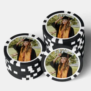 Lot De Jeton De Poker Créez Votre Propre Photo De Diplômé Personnalisée