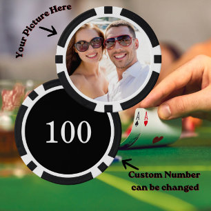 Lot De Jeton De Poker Créez Votre Propre Photo Image Personnalisée