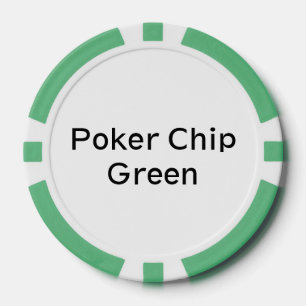 Lot De Jeton De Poker Créez Votre Propre, Vert