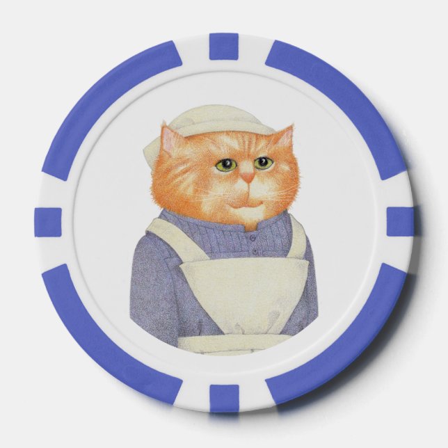 Lot De Jeton De Poker CUISINER CHAT Poker Chips (Recto)