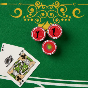 Lot De Jeton De Poker Custom Golf Club Nom Ligue des hommes