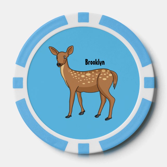 Lot De Jeton De Poker Cute spotted of er cartoon (Recto)