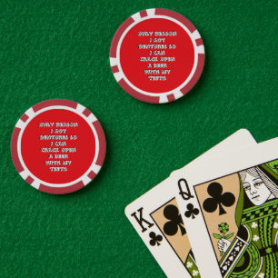 Lot De Jeton De Poker Dents pour ouvrir les bouteilles