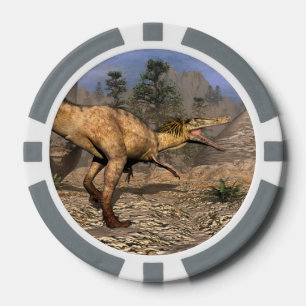Lot De Jeton De Poker dinosaure austrorapteur