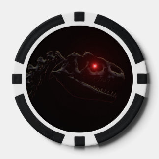Lot De Jeton De Poker Dinosaure mort