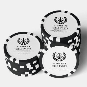 Lot De Jeton De Poker Diplôme de droit moderne personnalisé