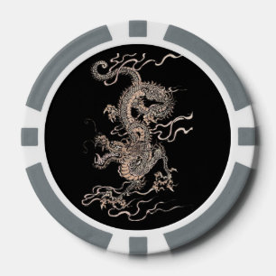 Lot De Jeton De Poker Dragon chinois