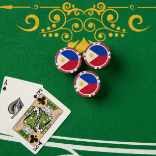 Lot De Jeton De Poker drapeau des Philippines