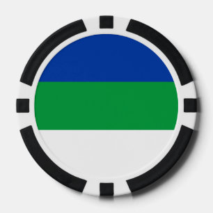 Lot De Jeton De Poker Drapeau Komi