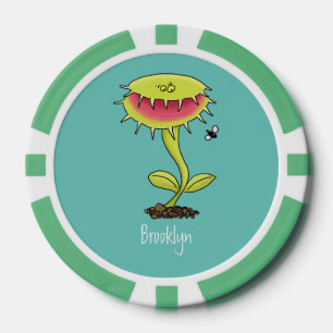 Lot De Jeton De Poker Drôle carnivore Vénus piège à mouches plante dessi