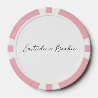 Lot De Jeton De Poker Eastside x Barbie puce de poker