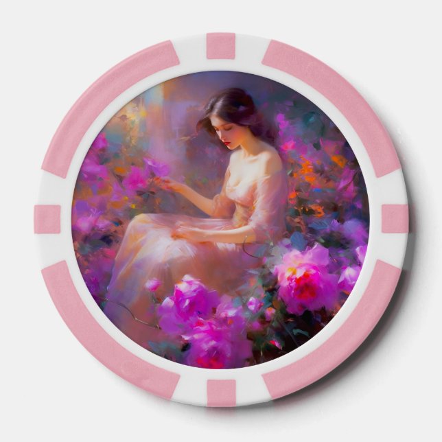 Lot De Jeton De Poker Élégance sensuelle (Recto)
