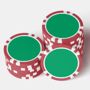 Lot De Jeton De Poker Émeraude Green Custom Poker Chip