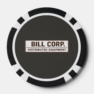 Lot De Jeton De Poker Équipement distribué par Bill Corps
