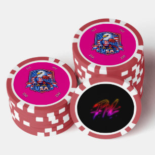 Lot De Jeton De Poker États-Unis 250