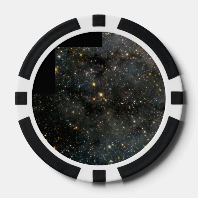 Lot De Jeton De Poker Étoiles scintillantes dans le Grand Magellanique (Recto)