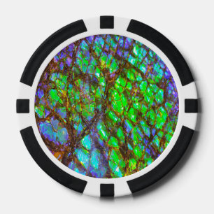 Lot De Jeton De Poker Falln Peacock Ammolite