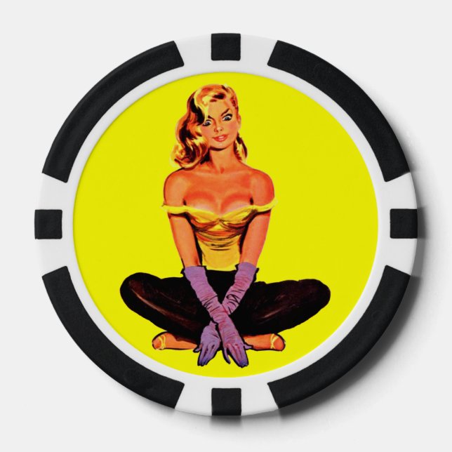 Lot De Jeton De Poker Fan Girl (Recto)