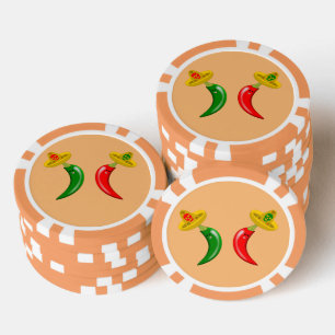 Lot De Jeton De Poker Fête des Mexicains Morts