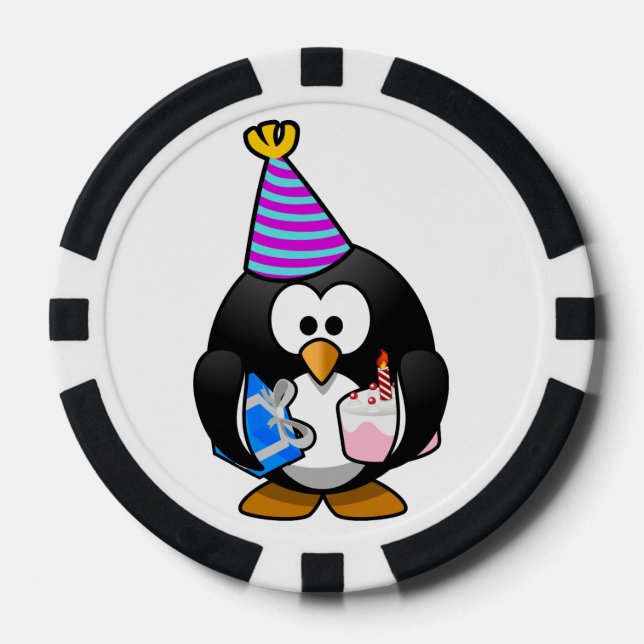 Lot De Jeton De Poker Fête du Pingouin (Recto)