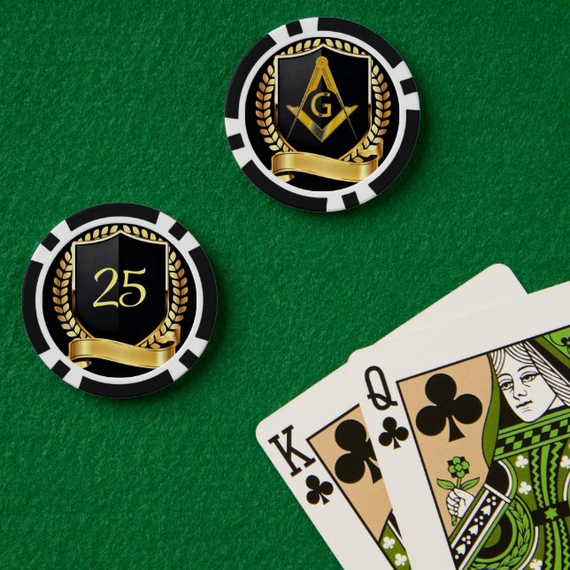Lot De Jeton De Poker Freemason (Table de poker (double))