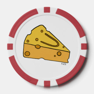 Lot De Jeton De Poker Fromage Mignon à Croquer