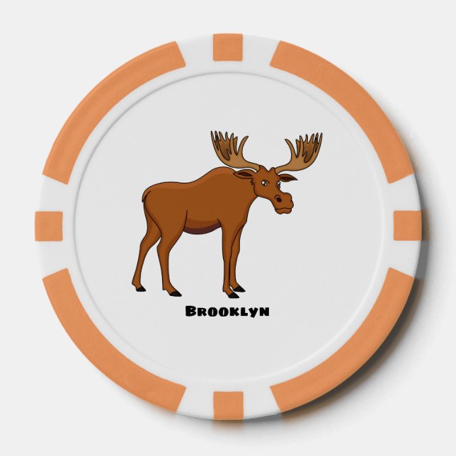 Lot De Jeton De Poker Funny moose (Recto)