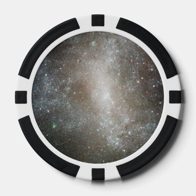 Lot De Jeton De Poker Galaxie spirale barrée NGC 1313 - TVH (Recto)