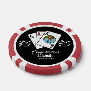 Lot De Jeton De Poker Grad Party Favoriser Vegas Chips, Photo personnali