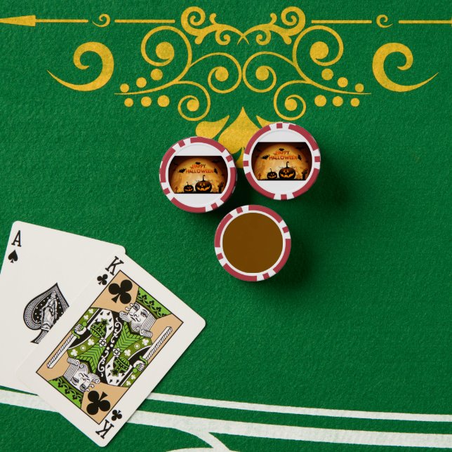 Lot De Jeton De Poker Halloween  Poker Chips (Table de poker (pile))
