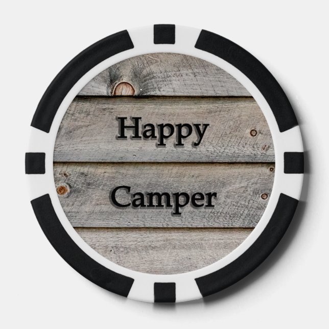 Lot De Jeton De Poker Happy Camper (Recto)