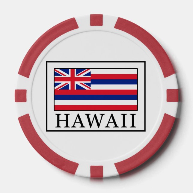 Lot De Jeton De Poker Hawaii (Recto)