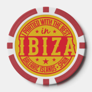 Lot De Jeton De Poker IBIZA Espagne puces de poker personnalisé