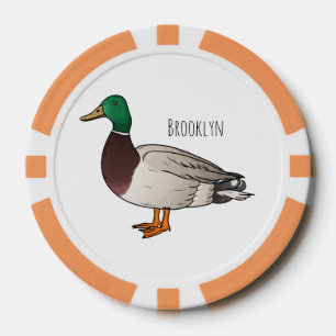 Lot De Jeton De Poker Illustration du canard de Majard