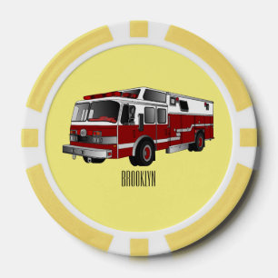 Lot De Jeton De Poker Illustration du moteur à incendie