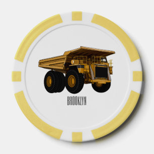Lot De Jeton De Poker Illustration d'un camion à grande échelle