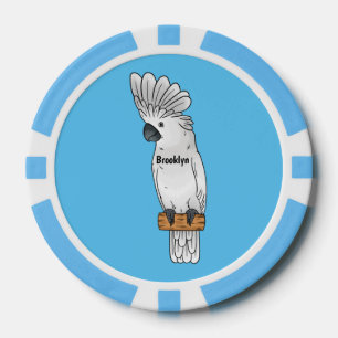 Lot De Jeton De Poker Illustration d'un oiseau de cobaye-parapluie