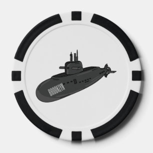 Lot De Jeton De Poker Illustration sous-marine