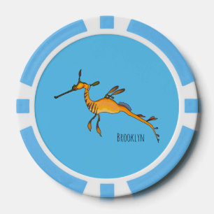 Lot De Jeton De Poker Illustration Weedy seadragon