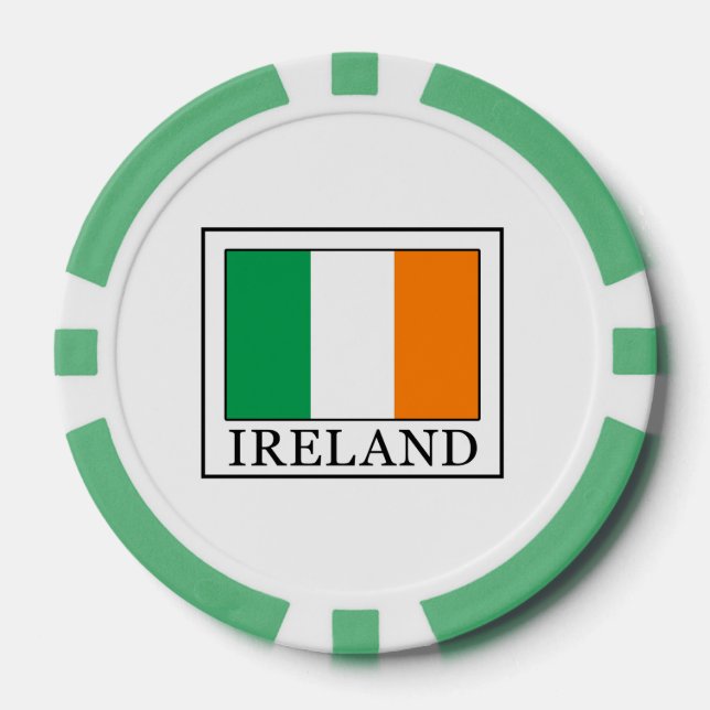 Lot De Jeton De Poker Irlande (Recto)
