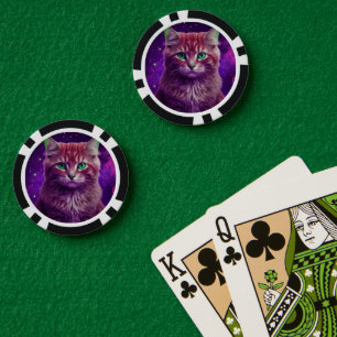 Lot De Jeton De Poker Jeu de design félin unique