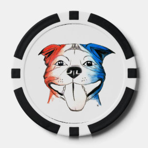 Lot De Jeton De Poker Jeu de puces de tisonnier de pitbull de PBR