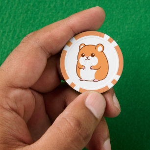 Lot De Jeton De Poker Joyeux Chips de Poker Hamster