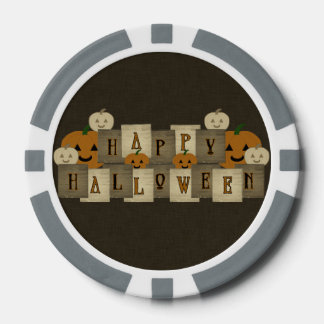 Lot De Jeton De Poker Joyeux Halloween