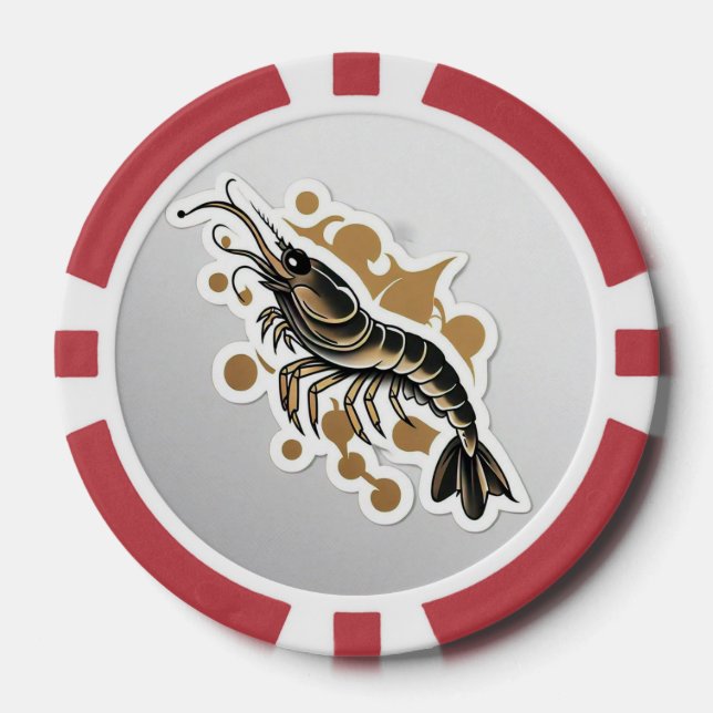 Lot De Jeton De Poker "La Ancre tient" (Recto)