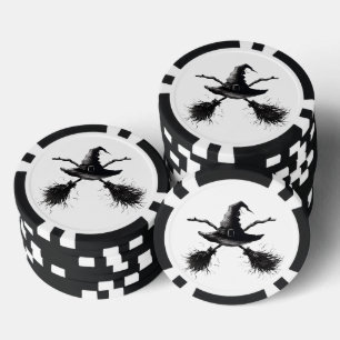 Lot De Jeton De Poker La Croix de la Sorcière-Noir