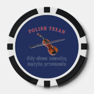 Lot De Jeton De Poker La musique texane polonaise parle