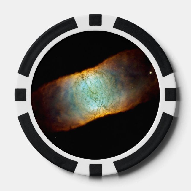Lot De Jeton De Poker La Nébuleuse rétine - Dying Star IC 4406 (Recto)